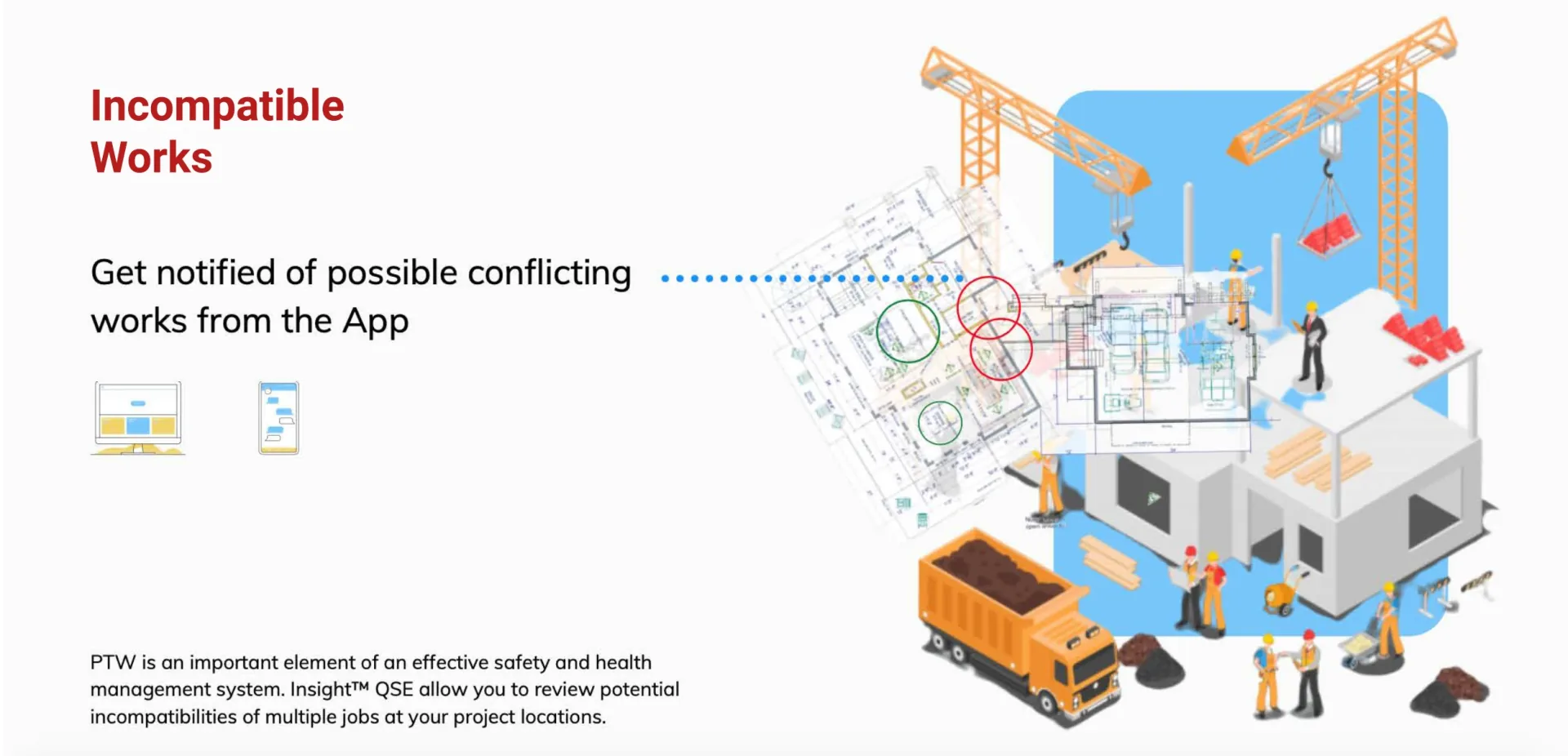 InSight QSE flagging incompatible works on the same site